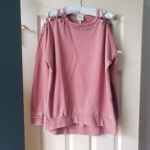 Large long-sleeved Knox Rose shirt